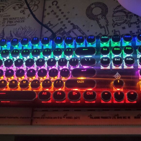 Mechanical Keyboard With Blue Switches - Picture 2 of 4